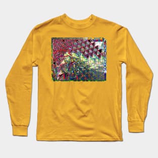 Origami Substrate Of Reality Long Sleeve T-Shirt